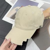 Miu Miu Baseball Cap With Logo Metal Nameplate In Cotton Khaki