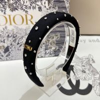 Miu Miu Headband With Metal Logo Strass Embellishment In Cotton And Sponge Black