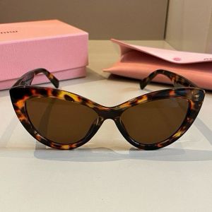 Miu Miu 6142 Cat-Eye Sunglasses In Acetate Tortoise