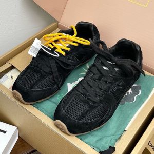 Miu Miu X New Balance 5E165E 530 SL Sneakers Unisex Suede And Mesh Black