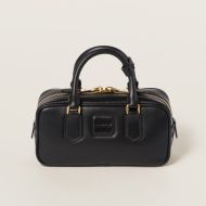 Miu Miu 5BB142 Arcadie Bag In Regular Leather Black