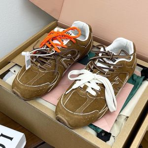Miu Miu X New Balance 5E165E 530 SL Sneakers Unisex Suede Brown